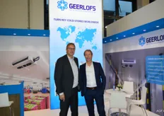 Eric de Beij en Pieter Jan Robbemont van Geerlofs Refrigation bv. Zijn steeds meer actief in de uiensector voor langdurige bewaring.